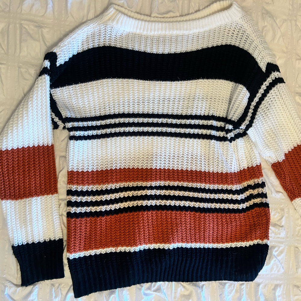 Striped Knit Sweater